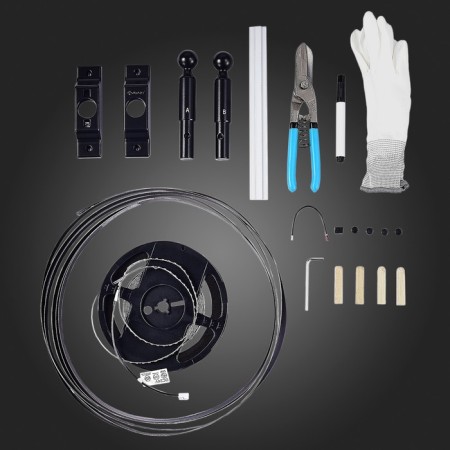 The cable light system ST LUCE. ST960.437.10. Ray. 1x10 W, LED, 3000K, 6000 LM, 600x0.8 cm, black color-2
