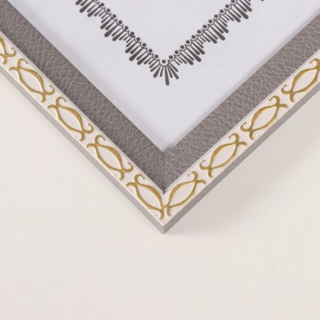 Photo frame Plastic A4 Format "Golden Capes. Double" gray 24.5x33 cm-1