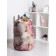 Basket for toys "Pink bouquet, size 35x50 cm