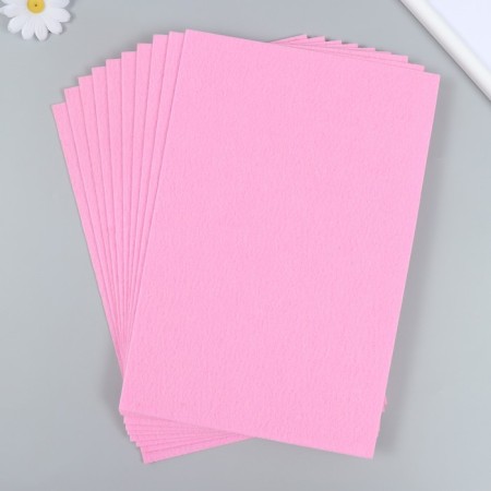 Hard felt 2 mm 20x30 cm, bright pink