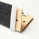 Clawing Clair, carpet with fur, 55 x 25 cm