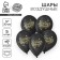 Shar Latex 12 "Happy Birthday", stars, 5 pcs.