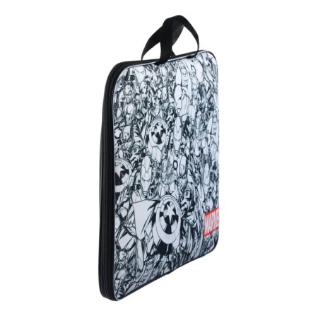A3, 470x350x20 mm with handles, textile, Avengers folder and drawings.-2