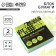 A block of paper for recording is unnecessed, 200 liters. 75x75 mm Prochruk "Black Neon"
