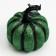 Decor "Pumpkin" in green color 9.5x9.5x12 cm