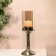 Climber metal, glass "Prince" per 1 candle 12.5 x 12, 5 x 36.5 cm