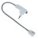 Ecola adapter, fork/cartridge E14, 395 × 45 mm, with a switch, white