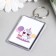 Acryl keychain "Cool unicorn" 3.5x5 cm