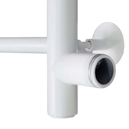 Water towel "Sanprise" Classic P5, 400x600 mm, side connector, black matte-3
