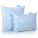 High pillow Belshoff classic, mix, size 50 x 70 fluff 50%, feather 50%, tic