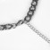 Gladiator chain large links, color silver, 55 cm