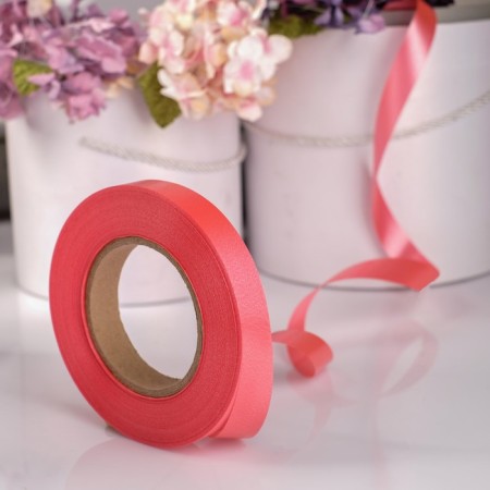 Tape for decor and gifts, red, 2 cm x 100 m
