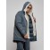 Winter male park, size 54, dark gray color