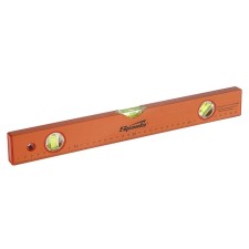 SPARTA level, 40 cm, aluminum, 3 eyes, orange, ruler
