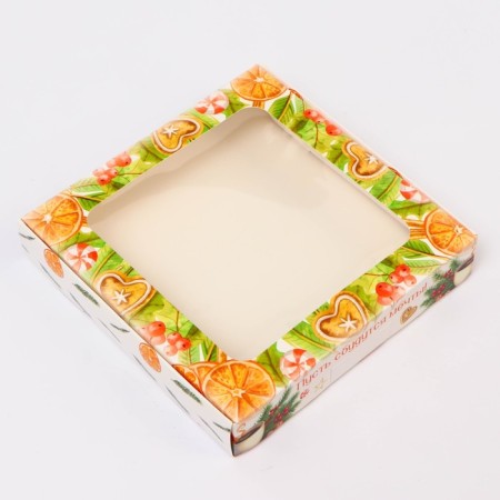 Gift box team with the window "Let dreams come true", 16 x 16 x 3 cm-2