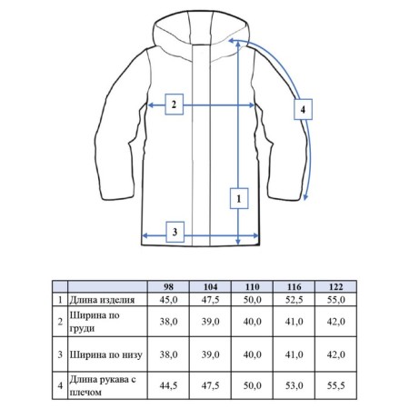 Demisason jacket for a boy PlayTode, height 110 cm-15
