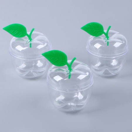 The basis for creativity and decoration "Apple", a set of 3 pcs., Size 1 pc. - 8 × 9 × 7 cm-2