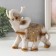 Polystone souvenir "White Elephant in Popon with Gold" MIX 16.5x8x17.5 cm