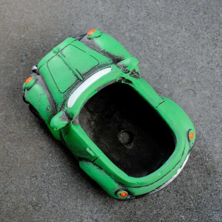 Pot "Machine" Green, 14x8x7cm-4