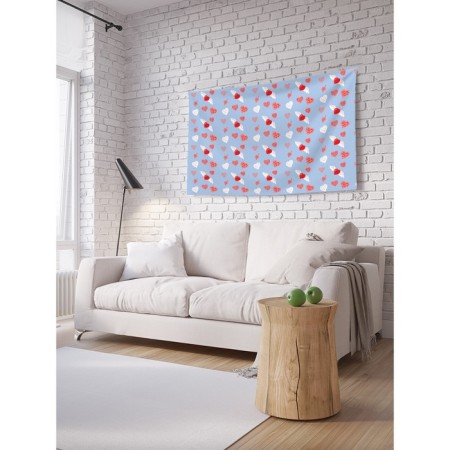 Decorative panel with photo printing "Inspired Hearts", horizontal, size 100x150 cm