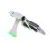 Luazon phone stand, folding, reinforced, adjustable height, white/green