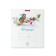Notebook of 18 sheets in the Erichkrause Birds cage, cover coated cardboard, offset unit, whiteness 100%, mix
