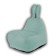 A chair "Bunny" with ears Small, size 70x70x80 cm