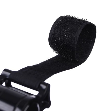 Hook for bags on a stroller, plastic, rotates 360 °, Velcro, black color-9