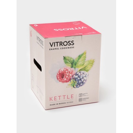 A kettle with a whistle Maestro, 3 l, a fixed handle, induction, the color is light salut-4