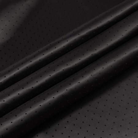 Lining fabric "peas", bilateral, 100 % viscose, 1 × 1.4 m, black color
