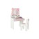 Set of children's kitten, 600x370x1120, white frame/pink