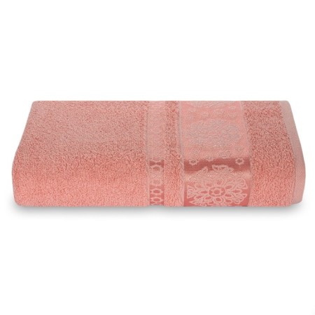 Terry towel "Linda", 420 g, size 70x140 cm, pink color-1