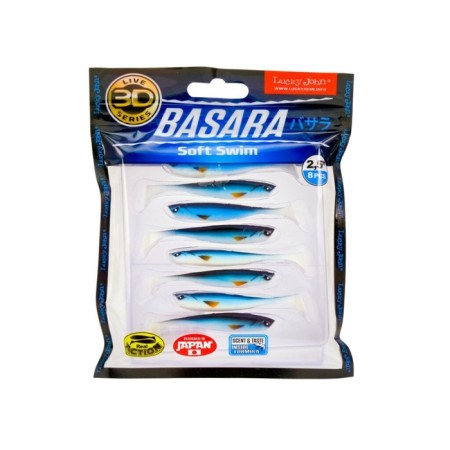 Vibro -highs LJ Pro Series 3D Basara Soft Swim 06,35/PG12 8pcs.-1