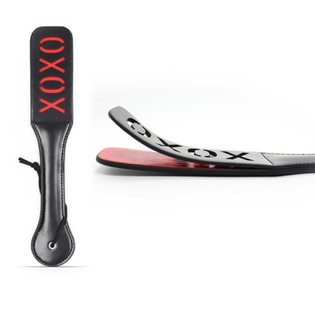 Шлёпалка, БДСМ аксессуар Оки-Чпоки XOXO, 38 х 5 см, PVC, чёрный