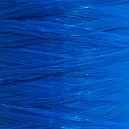 Yarn "for knitting washcloths" 100% polypropylene 300m/75 ± 10 g in the shape of a cylinder (cornflower)-1
