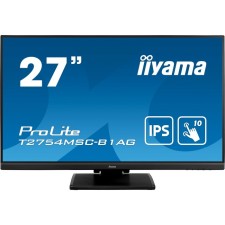 Монитор Iiyama 27" Touch T2754MSC-B1AG черный IPS LED 16:9 HDMI M/M HAS 300cd 178гр/178гр 1   107352