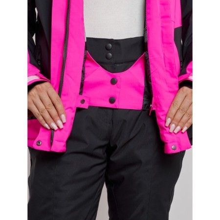 Ski costume female winter, size 48, pink color-9