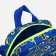 Baby backpack on lightning, external pocket, blue color