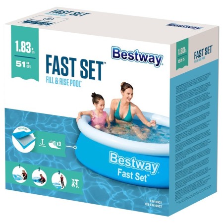 Бассейн надувной Fast Set, 183 x 51 см, 57392 Bestway-7