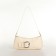 Bag Women's Baget with a zipper, milk color