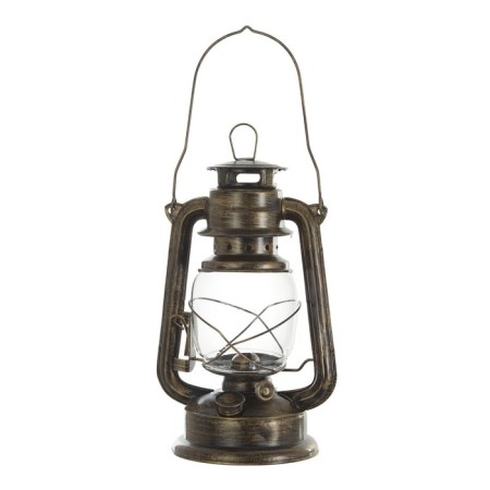 Kerosene lamp decorative black with a golden patina 14x18x27.5 cm Risalux-8