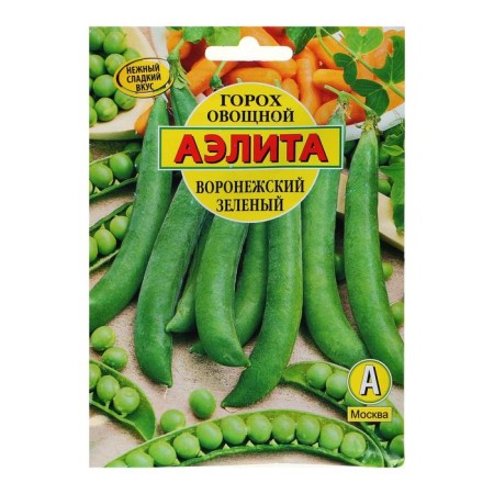 Seed peas Vegetable Voronezh Green, 25 g-2
