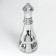 Souvenir Ceramics "Chess Figure. Ferge" silver 25x9.5x9.5 cm