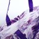 The bag is economic on the button, the color is purple