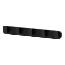 Planck with 5 hooks 32 cm black artwelle