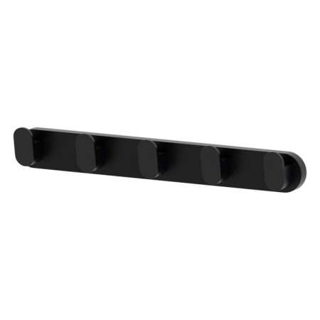 Planck with 5 hooks 32 cm black artwelle