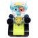 Robot with gelates "minibot", Russian voiceing, light effects, green color