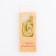 Candle in the cake number "6", 5.3 cm, gold