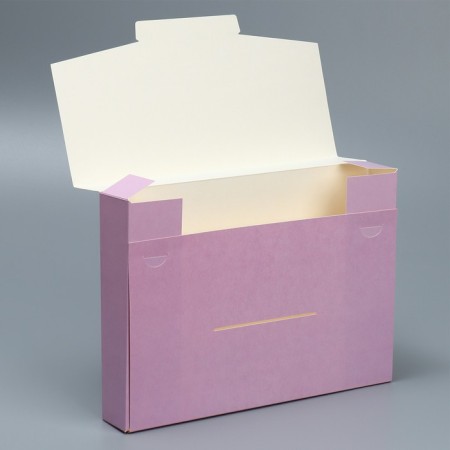Box Gift folding envelope, packaging, "lavender", 31 x 22 x 5 cm-3