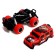Radio -controlled jeep "graffiti", works on batteries, the color of red